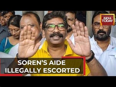 Hemant Soren S Security Personnel Illegally Escorted His Close Aide