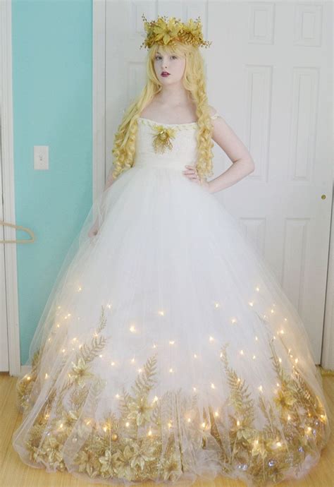 Making A Christmas Angel Costume Part Two Light Up Dresses Fairy