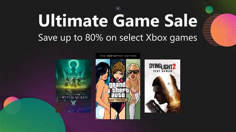 Reminder The Xbox Ultimate Game Sale 2022 Ends This Weekend Pure Xbox