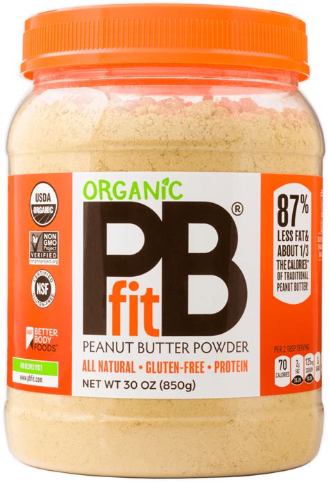 Organic Peanut Butter Powder 30 Oz