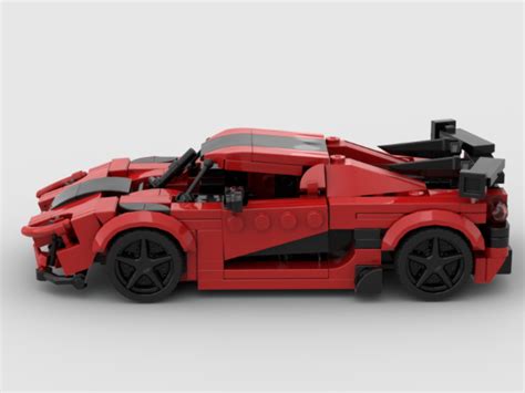 LEGO MOC Koenigsegg Agera Rs By PriXard Rebrickable Build With LEGO