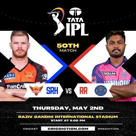 Live Who Will Win Today S Match Ipl Th Match Sunrisers Hyderabad