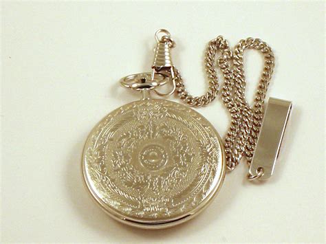 Railroad Wind Up Pocket Watch Antique Vintage Style