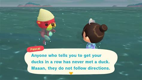 Animal Crossing Pascal Quotes