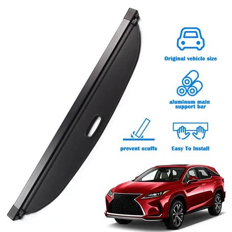 For Lexus Rx Car Accessories Retractable Cargo Cover