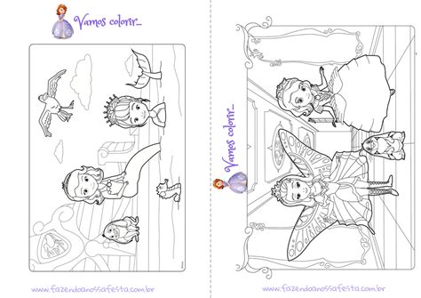Princesas Princesinha Sofia Desenhos Para Colorir E Imprimir - 10