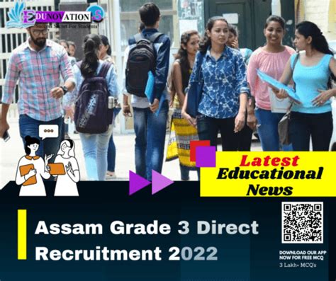 Assam Grade 3 Direct Recruitment 2022 Edunovations