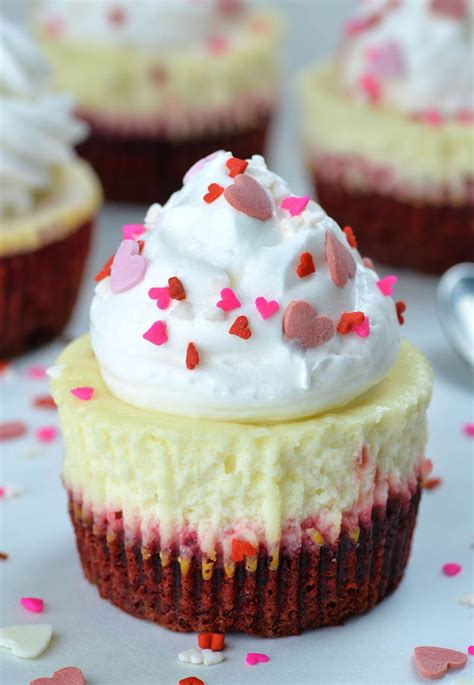 Red Velvet Cheesecake Cupcakes OMG Chocolate Desserts