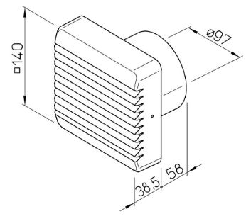 Helios Hr Ke Minil Fter Mit Kugellager Und Elektr Verschlu Klappe