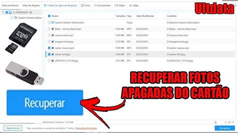 Como Recuperar Fotos Arquivos Apagadas Do Cart O De Mem Ria E Pendrive