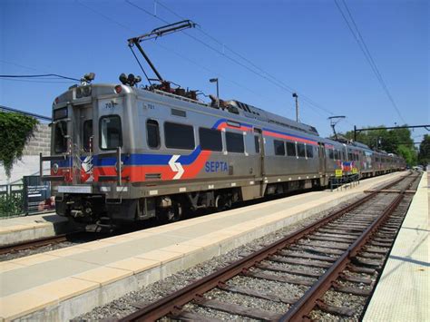 Septa Silverliner V Train At Fox Chase