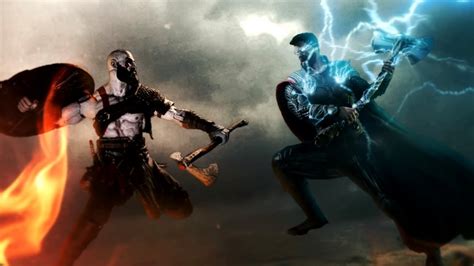 Thor Vs Kratos Wallpapers Wallpaper Cave