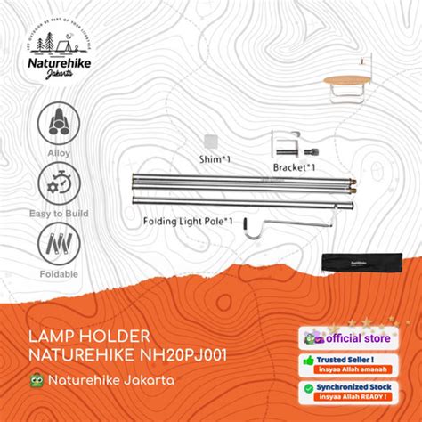 Jual Lamp Holder Naturehike Nh Pj Tiang Lampu Camping Aluminium