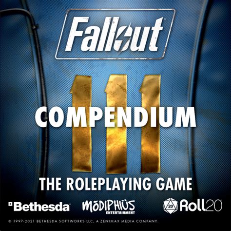 Fallout RPG | Roll20 Marketplace: Digital goods for online tabletop gaming