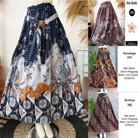 Jual ROK BATIK PANJANG DEWASA JUMBO ROK KLOK PAYUNG TERBARU Shopee