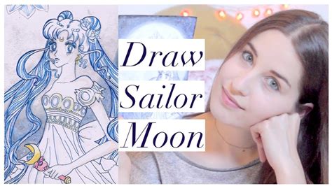 How To Draw Sailor Moon As Princess Serenity Youtube