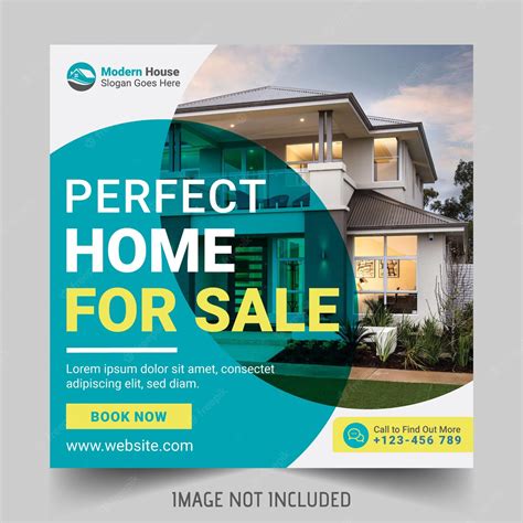 Premium Vector Modern Real Estate Social Media Post Design Template