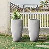 Amazon Kante H Natural Concrete Tall Planters Set Of