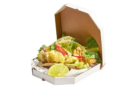 Custom Taco Packaging Takeaway Paper Box Bosing Paper Packaging