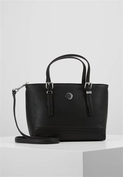 Tommy Hilfiger Honey Small Tote Handtasche Black Schwarz Zalando At