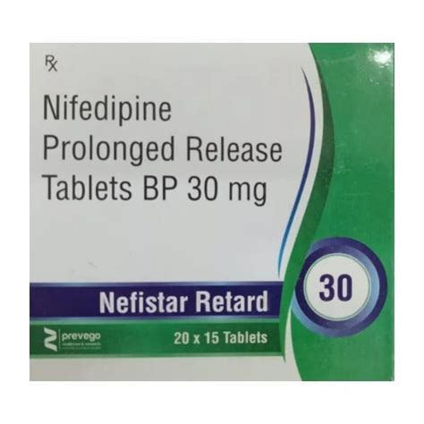 NIFEDIPINE 30 MG TABLET PR At Rs 32 5 Stripe Nifedipine Tablets In