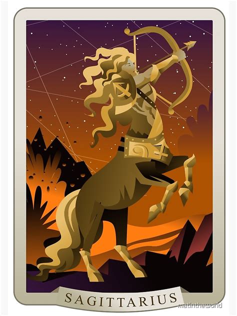 Sagittarius Centaur Zodiac Warrior Archer Poster By Matintheworld