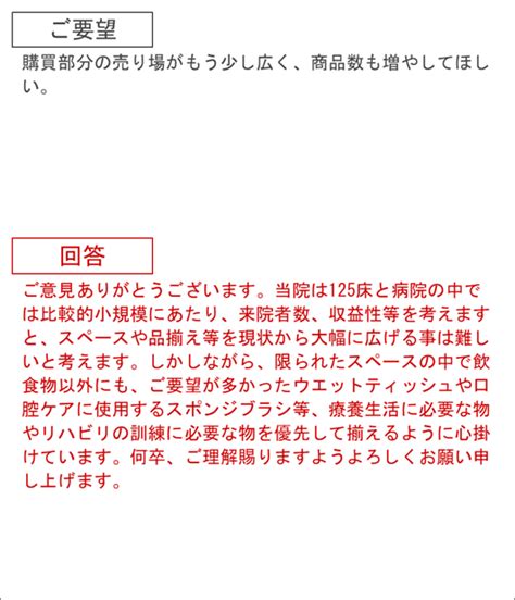 医療法人社団聖稜会 聖稜リハビリテーション病院 患者様の声