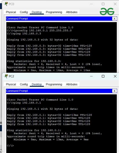 Implementation of Ring Topology in Cisco - GeeksforGeeks