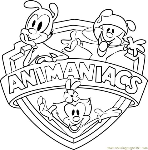 Pinky Coloring Page Free Animaniacs Coloring Pages Coloringpages The