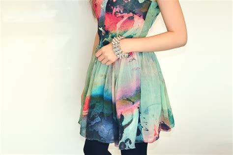 Galaxy Print Dress