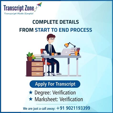 Apply For Transcripts Online Degree And Marksheet Verification