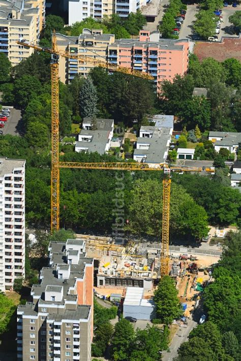 Berlin Von Oben Baustelle Zum Neubau Eines Wohnhauses An Der Fritz