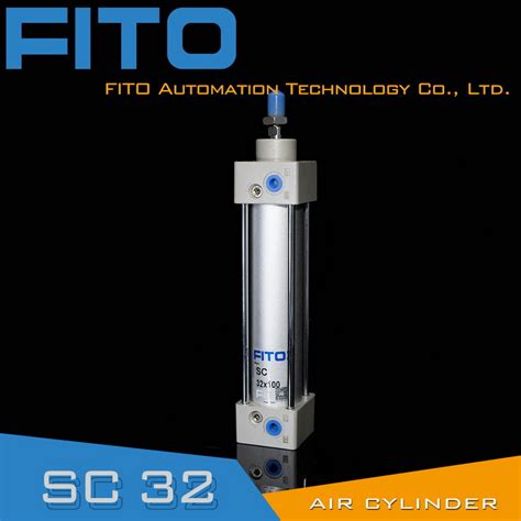 Sc32 Sct50 Series Standard Air Pneumatic Cylinder ISO6430 Airtac