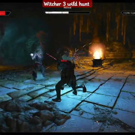 Witcher 3 Wild Hunt Geralt Of Rivia Fight With The Nithral Ytshorts