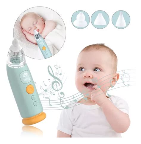 Aspirador Nasal Electrico Para Bebes Limpiador Nasal Bebe Meses Sin