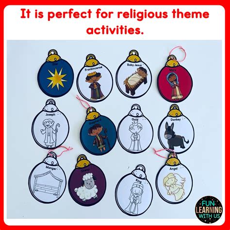 Christmas Nativity Ornaments Craft Christmas Craft Made By Teachers