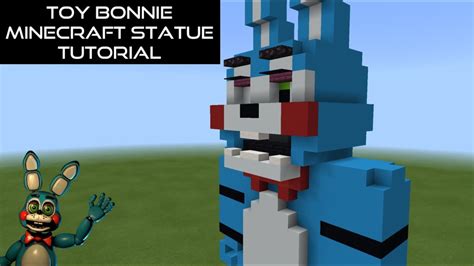 Toy Bonnie Minecraft Statue Tutorial Fnaf Hw Youtube