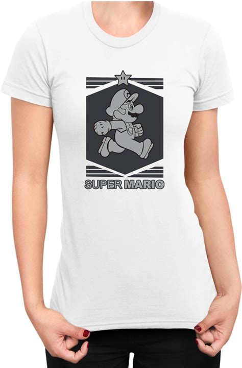 Super Mario Bros Koszulka Damska Super Mario Bros Luigi Bowser Lady M