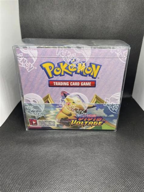 POKEMON SWORD & Shield - VIVID VOLTAGE BOOSTER BOX - With Protective ...