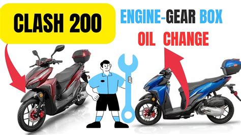 CHANGING OIL ON THE VITACCI CLASH 200 EFI MOTORSCOOTER YouTube