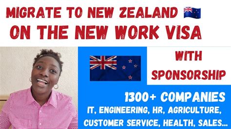 NEW ZEALAND NEW WORK VISA 2022 WITH SPONSORSHIP TALENT ACCREDITED