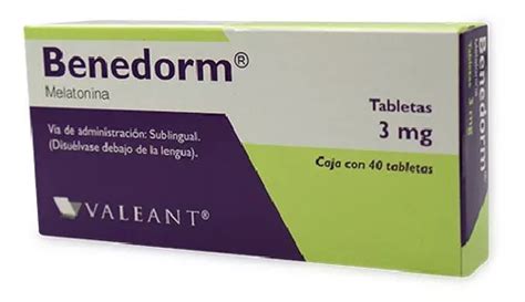 Benedorm 40 Tabletas Sublinguales 3mg Envío gratis