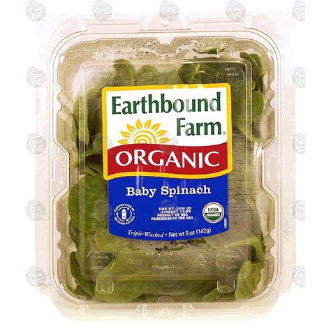 Earthbound Farm Organic Baby Spinach Oz Greens Spinach Produce