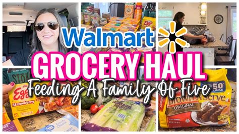 Walmart Grocery Haul Grocery Haul With Meal Plan June