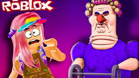 Roblox Escape Grumpy Gran Scary Obby Youtube