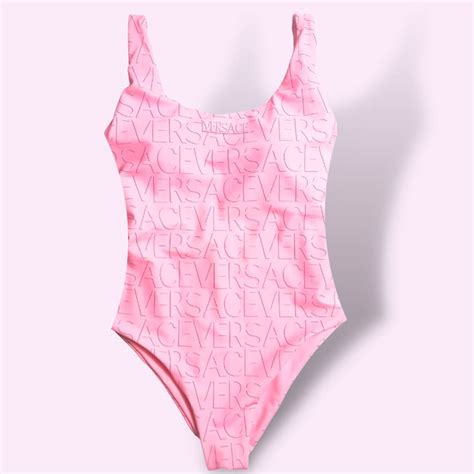 Monogram One Piece Swimsuit In Pink ®beach Babe Bikini