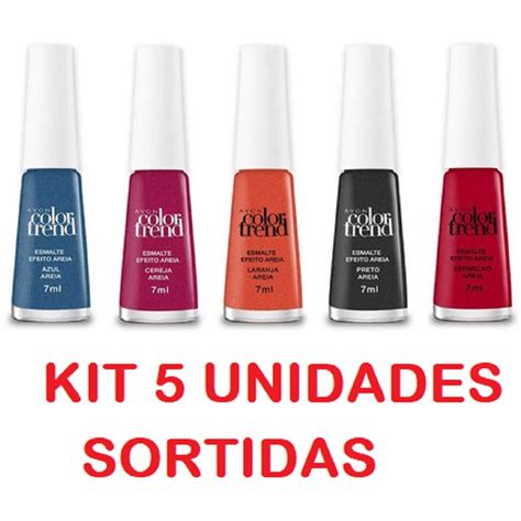 Esmaltes Ultra Cobertura E Brilho Avon Color Trend Kit Unidades