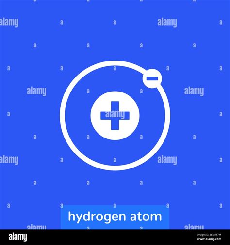 Hydrogen Atom Stock Vector Images Alamy