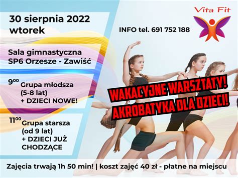 Vita Fit Studio Zdrowych Aktywno Ci Orzesze Dla Kobiet Dla Dzieci