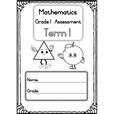 Grade 1 Term 1 Assessment Covers • Teacha